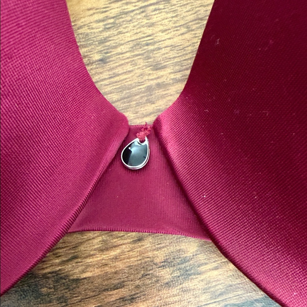 Maidenform Burgundy Satin Push-Up Bra - Picture 2 of 7